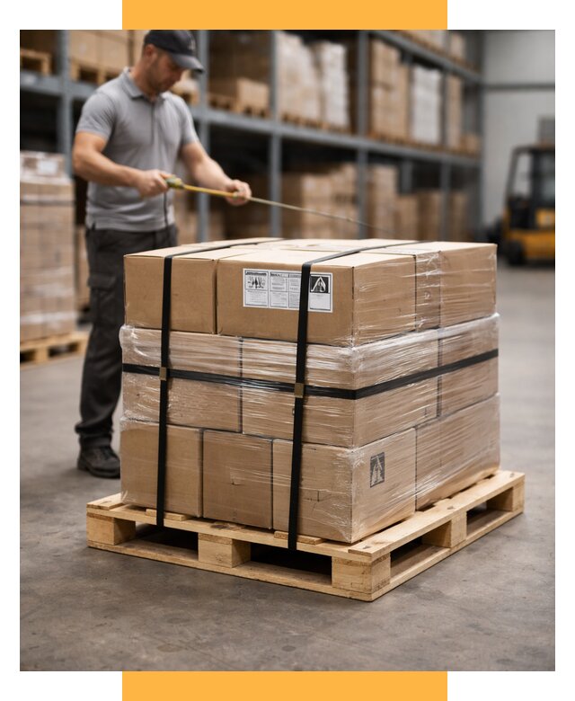 Упаковка и паллетирование грузов от 3544 р. | СетСервис-Вль