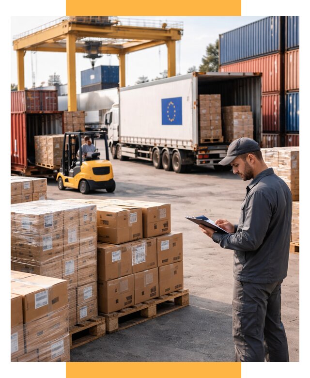 Доставка грузов из Европы от 12152 р., логистика СетСервис-Вль