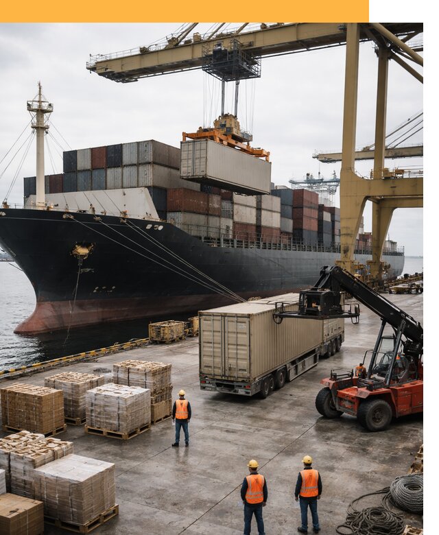 Морские перевозки из Индии: доставка FCL/LCL, таможня от 121524