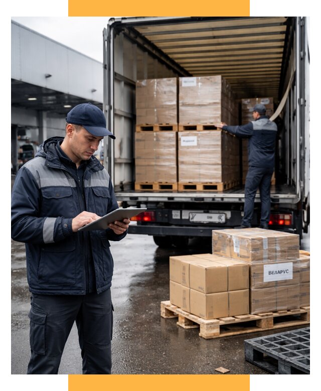 Доставка грузов из Беларуси от 15191 р. логистика СетСервис-Вль