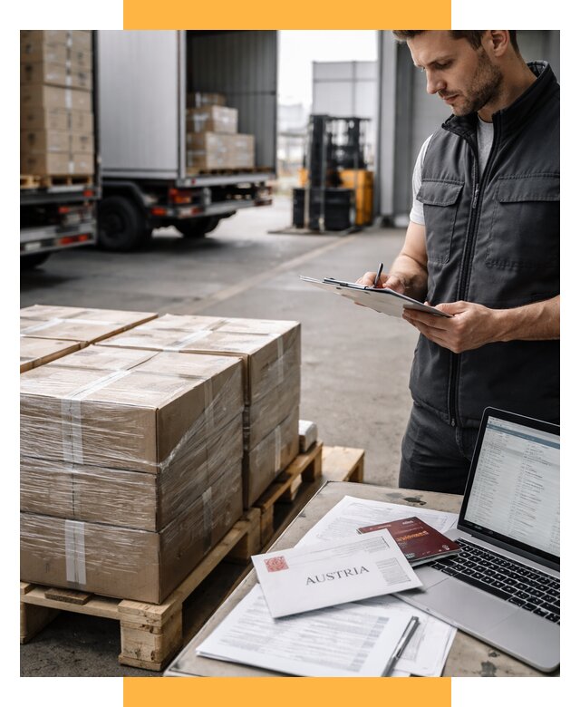 Доставка в Австрию от 65826 р. Логистика и экспорт СетСервис-Вль