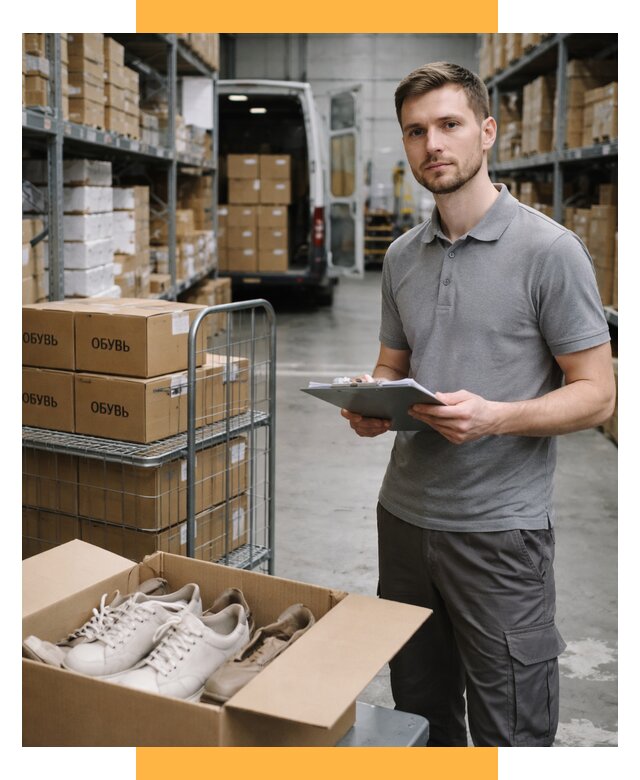 Доставка обуви из Китая и Турции от 4557 р. СетСервис-Вль