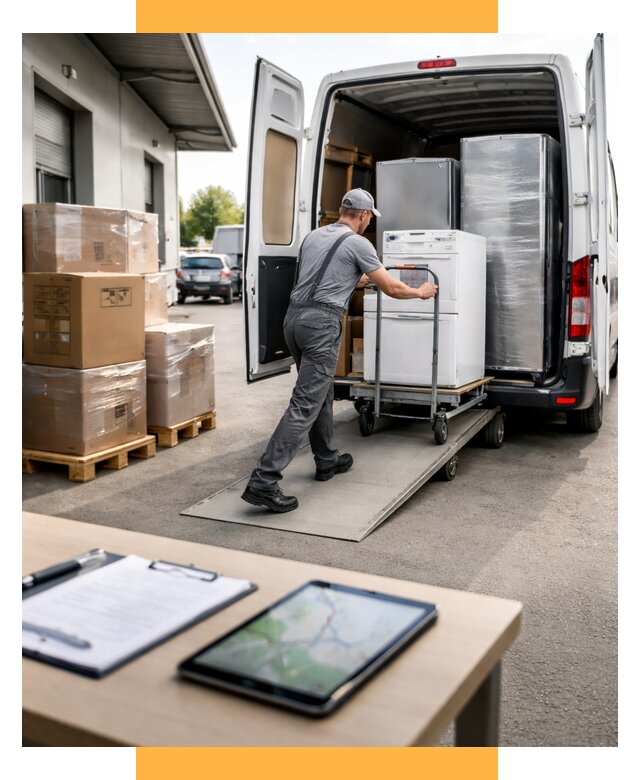 Перевозка бытовой техники от 6583 р. - логистика СетСервис-Вль