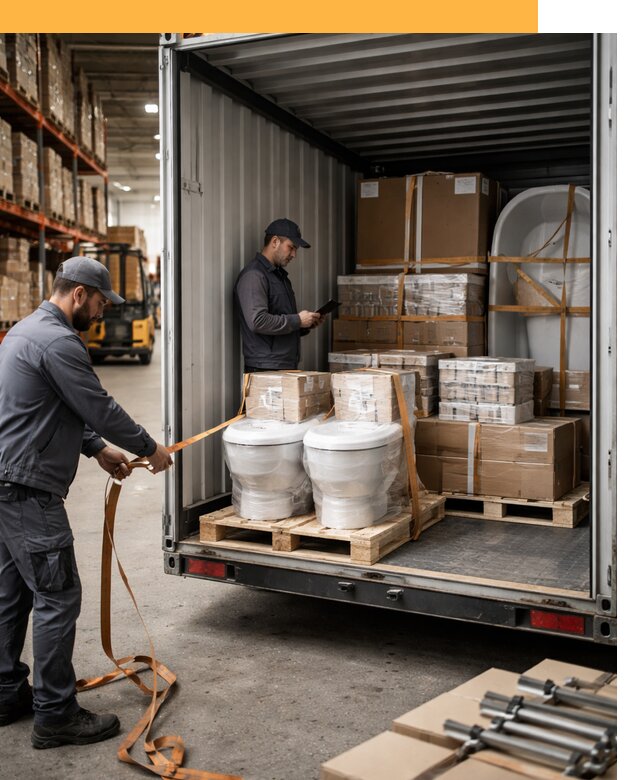 Перевозка сантехнического оборудования по России и миру от 1823