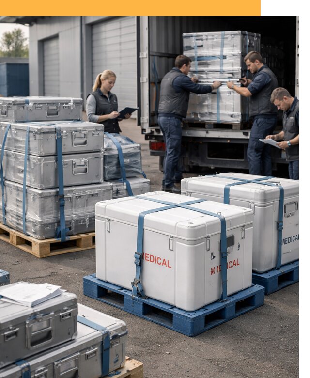 Перевозка медицинского оборудования по всему миру от 15191 руб