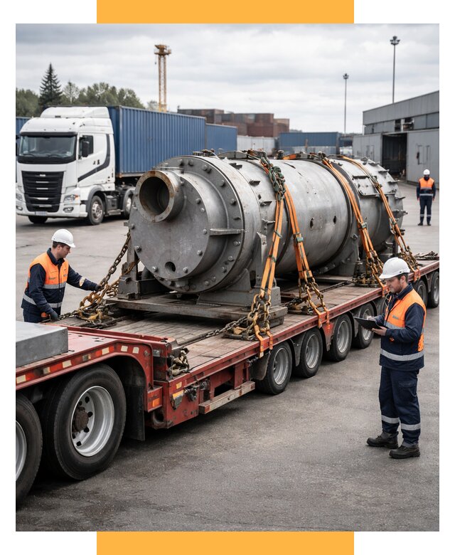 Перевозка тяжеловесных грузов под ключ от 151905 р. | СетСервис-Вль