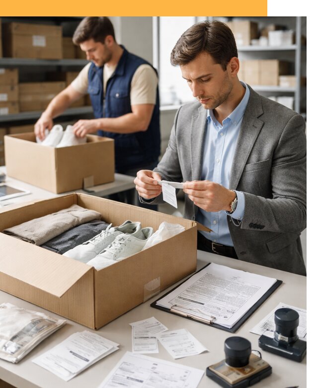 Таможенное оформление одежды и обуви по выгодной цене от 6583 руб