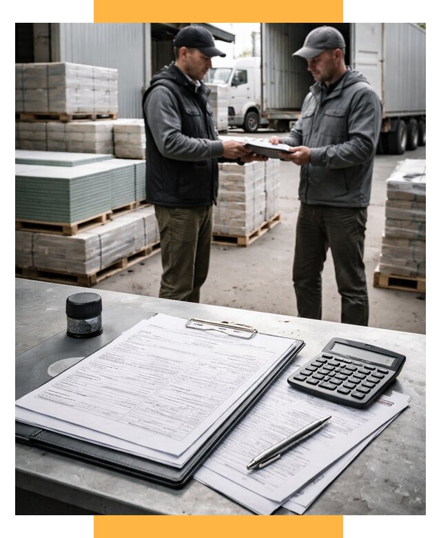 Таможенное оформление стройматериалов от 8608 р. | СетСервис-Вль