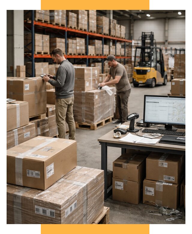 Склад консолидации в Европе от 6583 р., услуги СетСервис-Вль